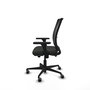 PIQUERAS Y CRESPO Silla de oficina Haches con mecanismo Sincro/Traslack, Negro