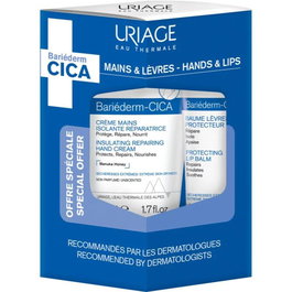 Uriage Set Bariéderm Hand Cr 50 ml y Lip Lab 15 ml