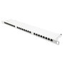 GoodConnections Patchpanel 19" Cat. 6 24-P. 0,5HE Blanco