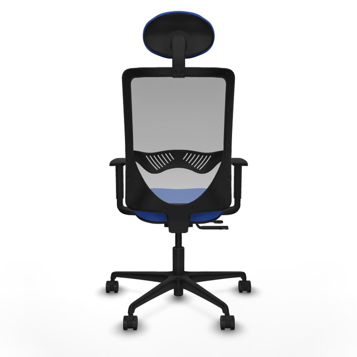 PIQUERAS Y CRESPO Silla de oficina Zulema con mecanismo Sincro/Traslack, Azul y Gris PIQUERAS Y CRESPO Silla de oficina Zulema con mecanismo Sincro/Traslack, Azul y Gris
