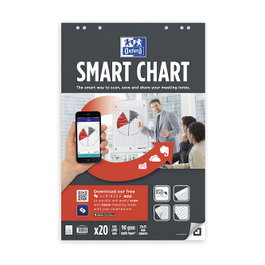 OXFORD Bloc de papel para rotafolio 90 g/m² 400096278