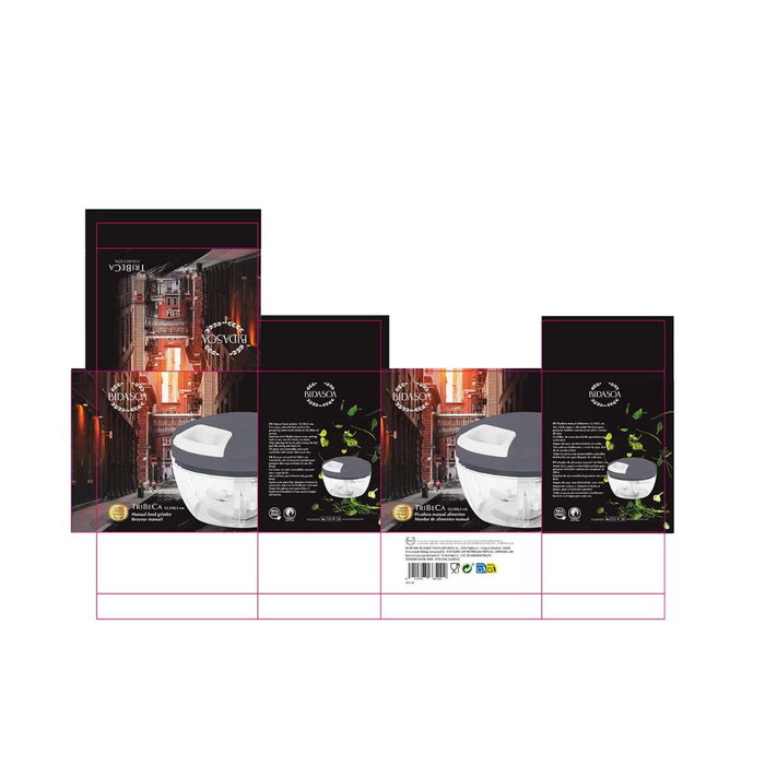 Picadora Vegetales Tribeca Bidasoa 12,5x8,5 cm Picadora Vegetales Tribeca Bidasoa 12,5x8,5 cm