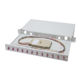 EFB Elektronik Spleibox gr ausziehbar LC OS2 24xPigtail & 12xDuplex-Kupplung