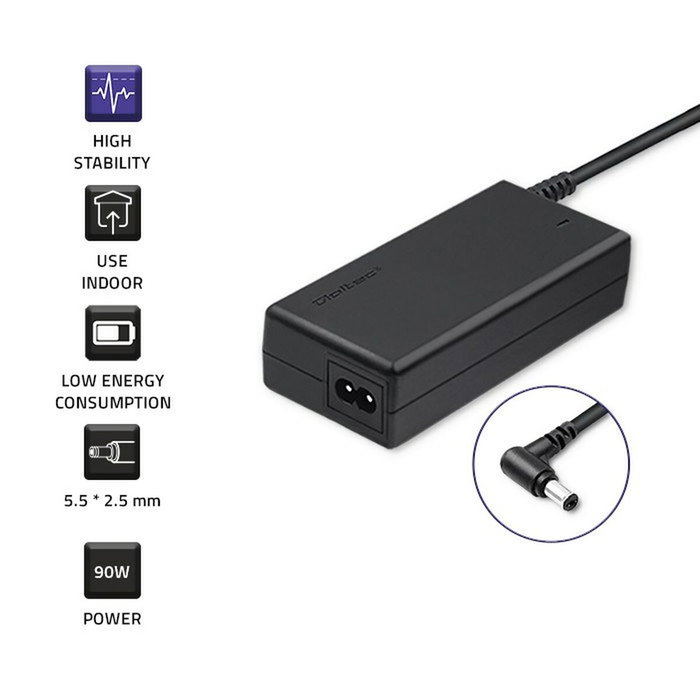 Qoltec Cargador para Toshiba 90W 19V 4.9A 5.5*2.5mm