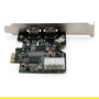Digitus PCIe Tarjeta Firewire 800 1394b Interna, 3 Puertos, 800 Mbit/s, Soporte Bajo Perfil, Plug and Play