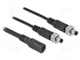 DeLOCK 86571 Cable divisor de CC 5,5 x 2,1 mm 1x hembra a 2x macho atornillable