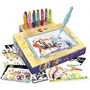 Lansay LAN3181860234303 Juego de Colorear Blopens Animals con 16 Plantillas, Lavable - A Partir de 5 Años