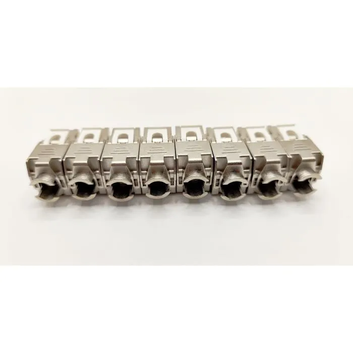 Lineaire Pack de 8 conectores RJ45 Cat.6a Keystone LINEAL PRC624AK8 con 2 placas frontales de colores