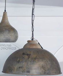 DKD Home Decor Lámpara de Techo de Metal y Madera Marrón 62x62x62 cm