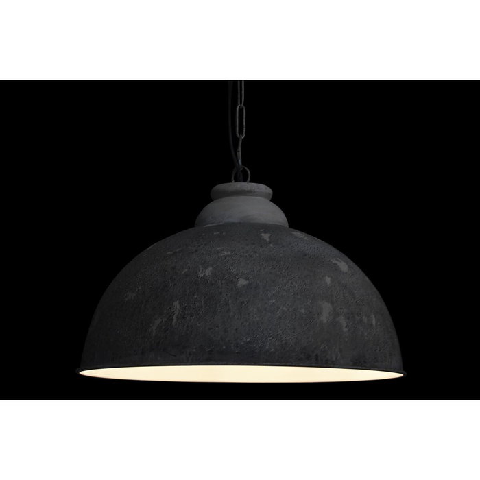 DKD Home Decor Lámpara de Techo de Metal y Madera Marrón 62x62x62 cm