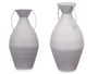 Giftdecor Jarron Acero Tinaja Gris Pastel 20 cm x 43.5 cm x 20 cm (Set de 4)