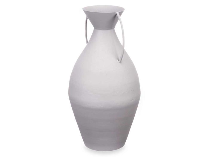 Giftdecor Jarron Acero Tinaja Gris Pastel 20 cm x 43.5 cm x 20 cm (Set de 4)