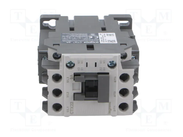 LEGRAND Contactor CTX3 3-polar 9A 48VDC NO x3 NO + NC LEGRAND Contactor CTX3 3-polar 9A 48VDC NO x3 NO + NC