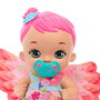 Mattel My Garden Baby Flamenco Rosa Bebé y Hace Pipí Muñeca HPD12 +3 años Inglés Francés Alemán Portugués Español