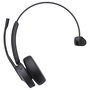 Yealink Auriculares WH64 Mono UC Inalámbricos Diadema Monoaural para Oficina/Call Center, Negro, Conexión USB-C y Bluetooth 5.2