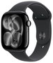 Apple Watch Series 11 GPS 46mm Jet Black Aluminium Case | Black Sport Band - M/L