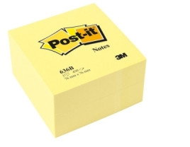 Post-It Cubo de Notas 636-B Canary Yellow 76x76mm 450 Hojas Post-It Cubo de Notas 636-B Canary Yellow 76x76mm 450 Hojas