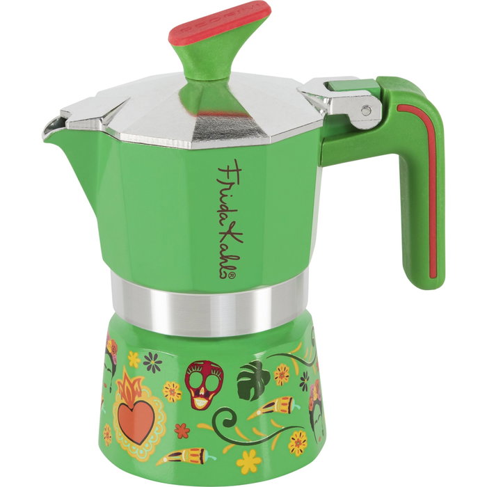 Pedrini Mokka Pot Frida Kahlo Edition Verde, 1 taza Pedrini Mokka Pot Frida Kahlo Edition Verde, 1 taza