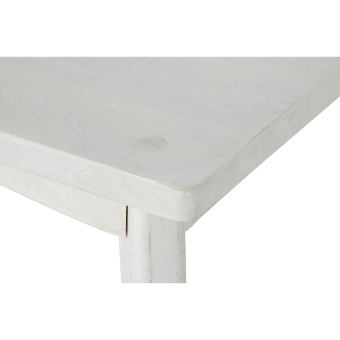 DKD Home Decor Mesa de Centro de Mango 115x55x45 cm Blanco Roto DKD Home Decor Mesa de Centro de Mango 115x55x45 cm Blanco Roto