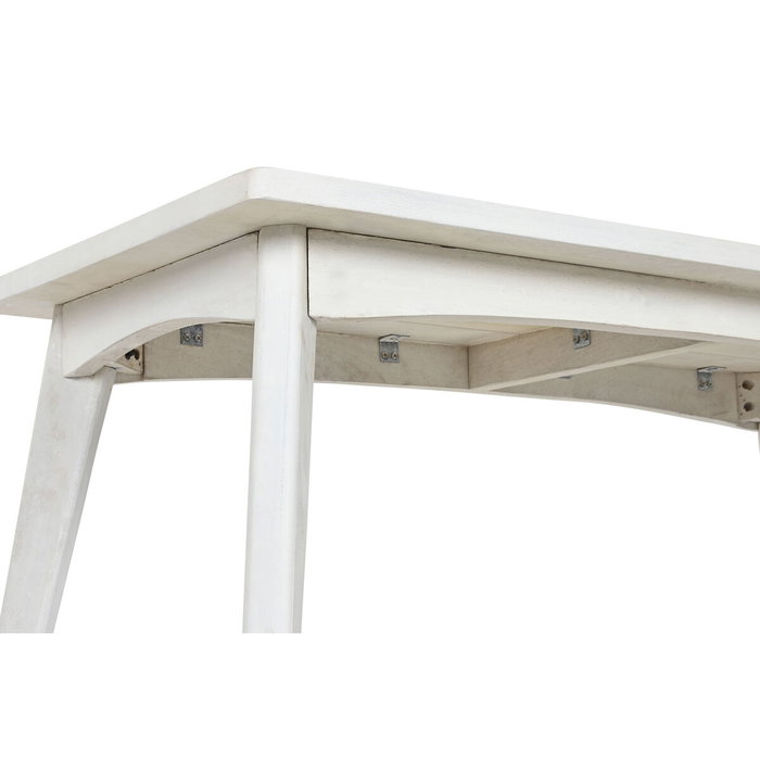 DKD Home Decor Mesa de Centro de Mango 115x55x45 cm Blanco Roto DKD Home Decor Mesa de Centro de Mango 115x55x45 cm Blanco Roto