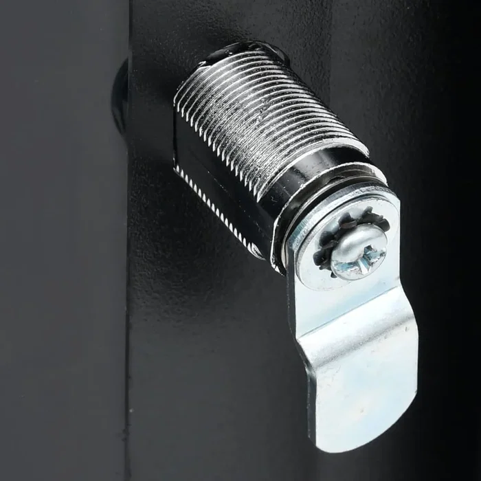 Phasak PHO 2106 Armario Rack de Pared Pro 6U - 600x450mm Negro con Ventilación, Iluminación y Cerradura para Equipos TI 19"