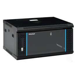 Phasak Pro Armario Rack Mural 6U PHO 2106 600x450 Negro con Ventilación, Iluminación y Cerradura