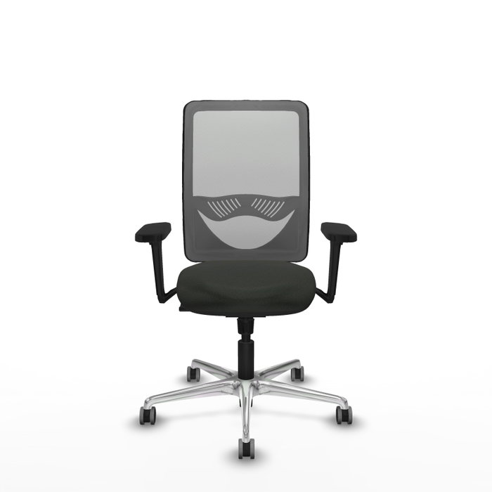 PIQUERAS Y CRESPO Silla de oficina Zulema con mecanismo Sincro, Negro y Gris PIQUERAS Y CRESPO Silla de oficina Zulema con mecanismo Sincro, Negro y Gris
