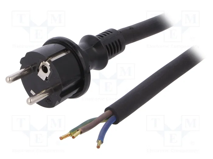 PLASTROL Cable de Alimentación H07RN-F 3x2,5mm2 4m PLASTROL Cable de Alimentación H07RN-F 3x2,5mm2 4m