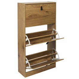 Home Deco Factory Mueble Zapatero 3 Puerta Abbot