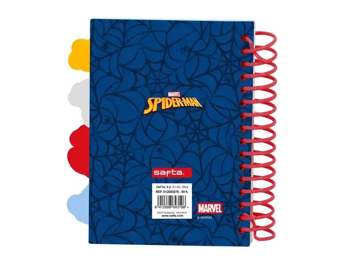 Safta Bloc de notas A6 Spiderman Marvel Safta Bloc de notas A6 Spiderman Marvel