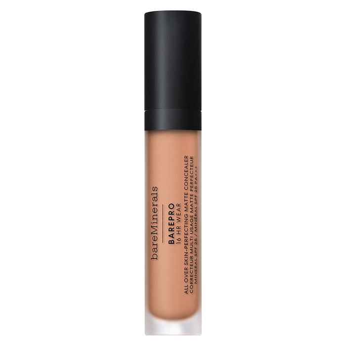 Bare Minerals BAREPRO 16HR WEAR Corrector Mate Perfeccionador #Light 255 Neutral, Cobertura Total 16h, SPF 25, Resistente al Sudor, 7.5 ml