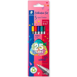 Staedtler 334 Estuche 4+1 Rotuladores Triplus Fineliner Punta Superfina C-Surtidos 48 Colores