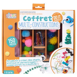 Jeux 2 momes Caja Creativa 150 Piezas Montessori Cartón