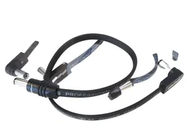 EBS DC1-18 90/0 Cable de Alimentación Plano Negro 18 cm