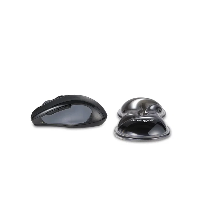 Kensington Descansa Muñecas Ergonómico con Gel Slim Duo para Ratón y Trackball, Perfil Reducido, Canal de Ventilación, Color Gris, Material Termoplástico de Poliuretano (TPU)