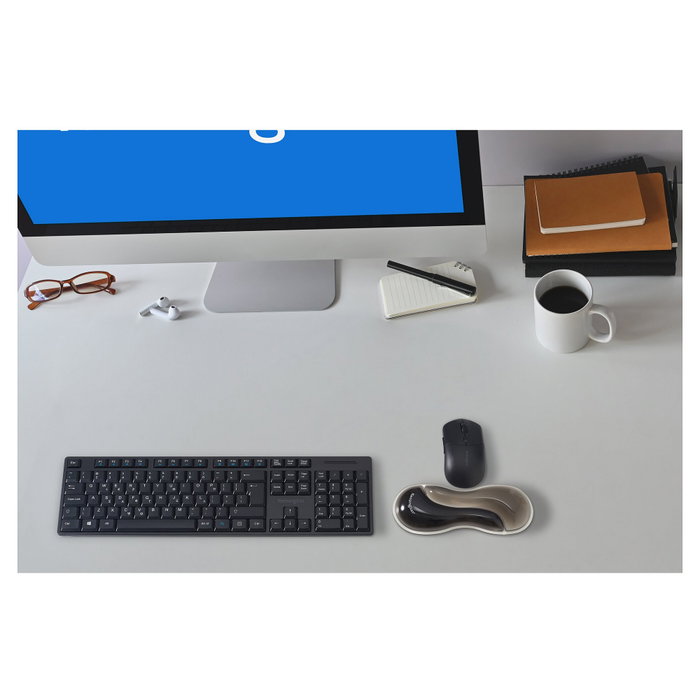 Kensington Slim Duo Gel Reposamuñecas para Ratón y Trackball, Gris Kensington Slim Duo Gel Reposamuñecas para Ratón y Trackball, Gris