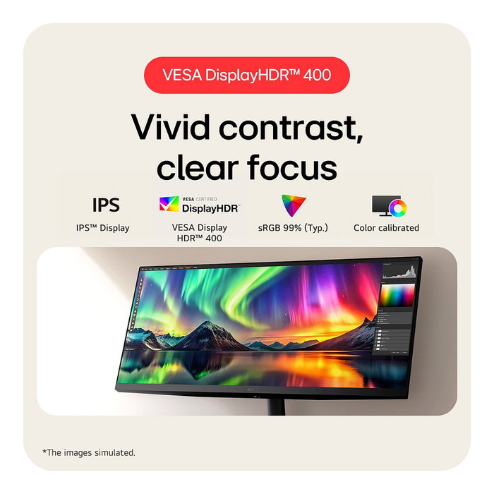 LG Monitor UltraWide 34U511A-B 34 pulgadas UWFHD IPS 100Hz LG Monitor UltraWide 34U511A-B 34 pulgadas UWFHD IPS 100Hz