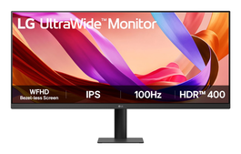 LG 34U511A-B Monitor 34" IPS UltraWide WFHD 2560x1080 100Hz 1ms Flicker Free Negro con USB-C, HDR y Montaje VESA