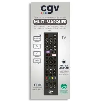 CGV CGV3322103008903 Mando a Distancia Universal Multimarca Sin Programación