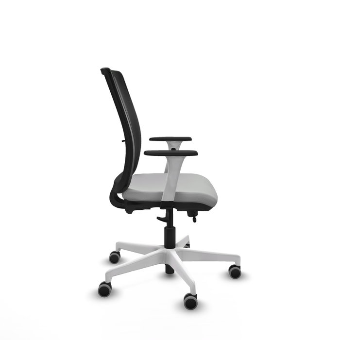 PIQUERAS Y CRESPO Silla de oficina Haches Gris claro y Negro