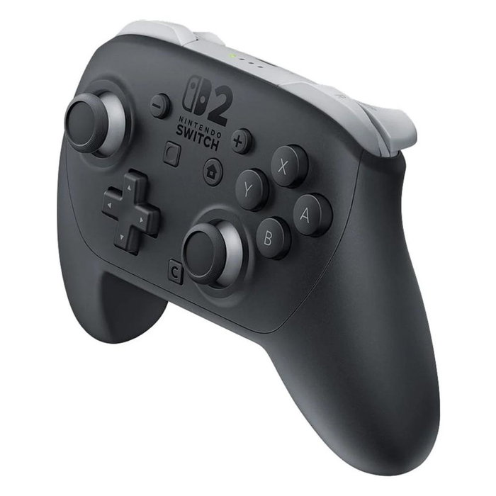 Nintendo Mando Pro Controller Switch 2 para Nintendo Switch, con Botón C, Botones Asignables y Conector de Audio