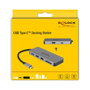 DeLOCK Dockingstation USB Type-C™ 4K HDMI/Hub/SD/PD 2.0 Gris
