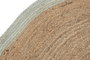 DKD Home Decor Alfombra Yute y Algodón 150x150x1 cm Natural