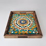 Aberto Design REF004 Bandeja de Madera Maciza, 48 x 38 x 4 cm