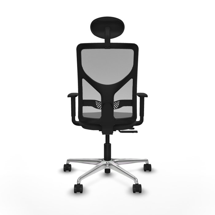 PIQUERAS Y CRESPO Silla de oficina Motilla Gris con mecanismo Sincro/Traslack
