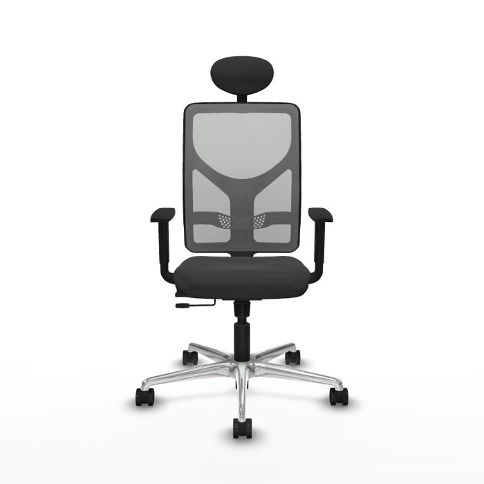 PIQUERAS Y CRESPO Silla de oficina Motilla Gris con mecanismo Sincro/Traslack