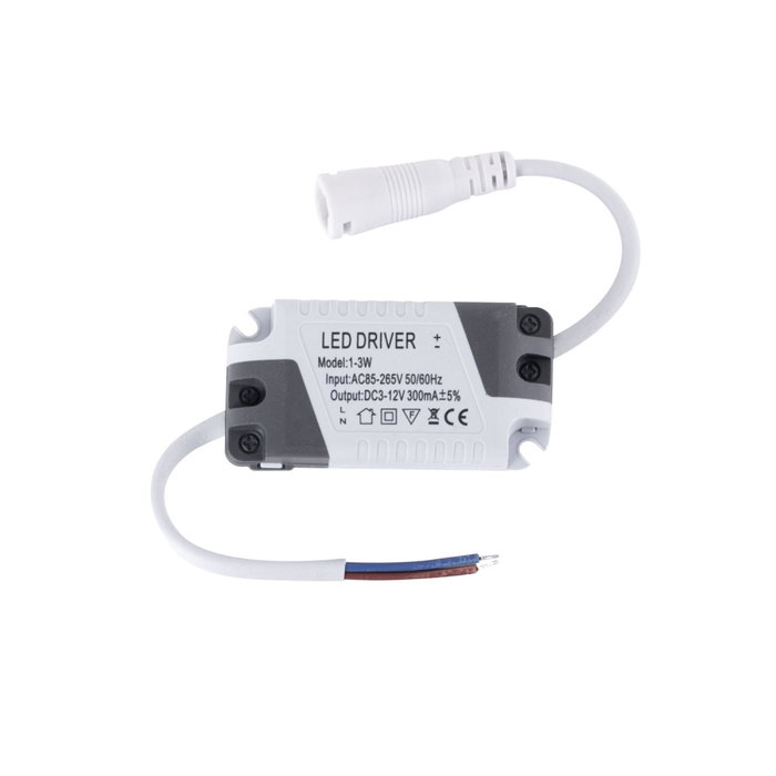 Driver No Regulable para Placa LED 3W Fuente Alimentación