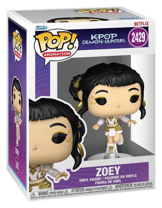 KPop Demon Hunters Figura POP! Animation Vinyl Zoey 9 cm KPop Demon Hunters Figura POP! Animation Vinyl Zoey 9 cm