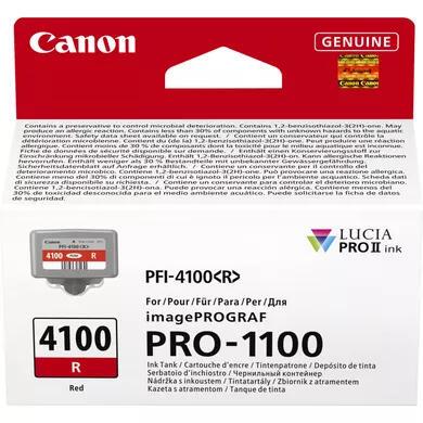 Canon PFI-4100r Rojo Cartucho de Tinta 80ml