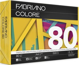 SADIPAL Paquete de papel de colores amarillo A4 80g 500h
